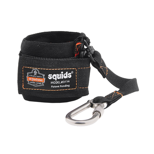 Squids&reg; 3114 Pull-On Wrist Lanyard with Carabiner Nassau Supply
