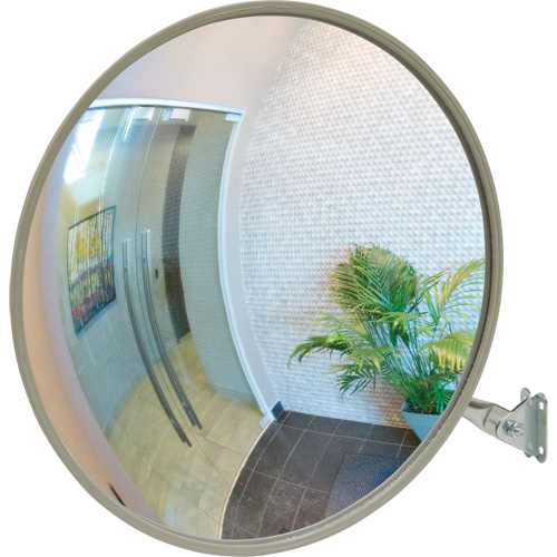 Miroir convexe avec bras t&eacute;lescopique, Int&eacute;rieur/Ext&eacute;rieur, Diam&egrave;tre 12" Nassau Supply