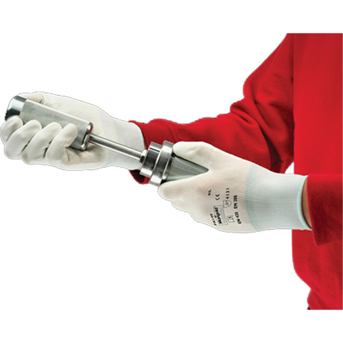Gants enduits PX140, 6/T-petit, R&ecirc;vetement Polyur&eacute;thane, Calibre 15, Enveloppe en Nylon Nassau Supply