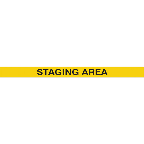 Tough-Mark Heavy-Duty Floor Marking, Rectangle, 48" L x 2" W, Yellow, Polyethylene Nassau Supply