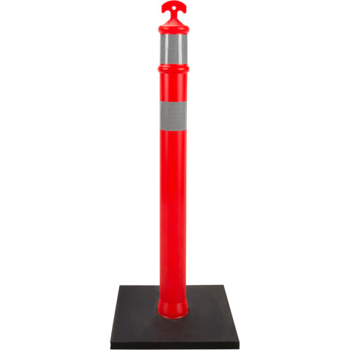 High-Visibility Delineator Post, 42" H, Orange Nassau Supply