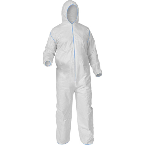 Combinaison protectrice, Moyen, Blanc, Microporeux Nassau Supply
