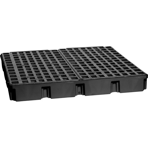 Plateforme de d&eacute;versement modulaire, Capacit&eacute; de d&eacute;versement 60,5 gal. US, 51,5'' x 51,5'' x 6,5" Nassau Supply