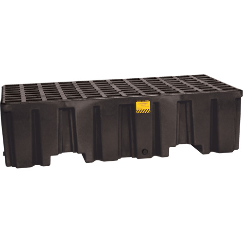 Palette de confinement des d&eacute;versements, Capacit&eacute; de d&eacute;versement 66 gal. US, 26,25" x 51" x 13,75" Nassau Supply