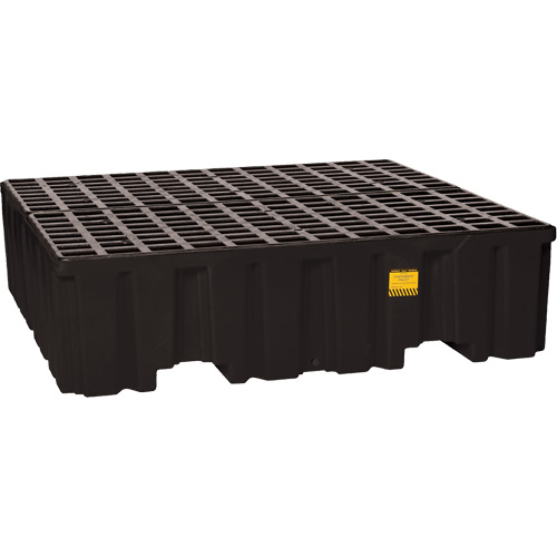 Palette de confinement des d&eacute;versements, Capacit&eacute; de d&eacute;versement 132 gal. US, 51" x 52,5" x 13,75" Nassau Supply