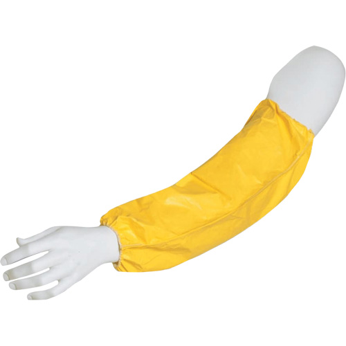 Manches jetables, Longueur de 18", Tychem 2000, Jaune Nassau Supply