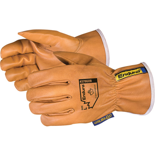 Gants de conducteur Oilbloc Endura, T-Grand, Paume en Cuir fleur de ch&egrave;vre Nassau Supply