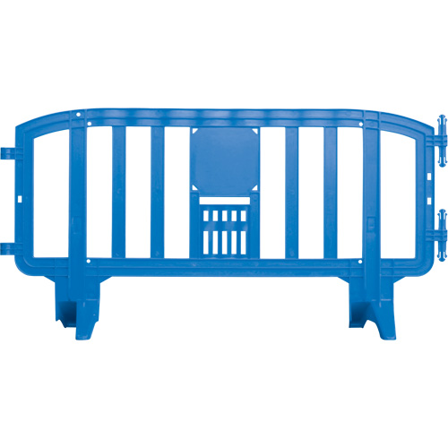 Barricade Movit, Emboîtables, 78" lo x 39" h, Bleu Nassau Supply