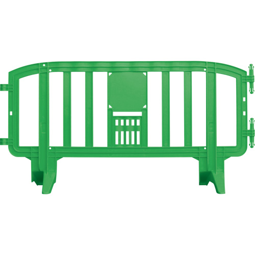 Movit Barricade, Interlocking, 78" L x 39" H, Green Nassau Supply