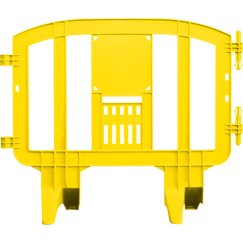 Minit Barricade, Interlocking, 49" L x 39" H, Yellow Nassau Supply
