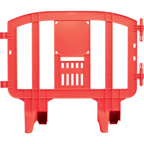 Barricade Minit, Emboîtables, 49" lo x 39" h, Rouge Nassau Supply