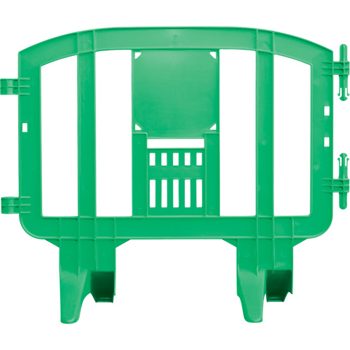 Barricade Minit, Emboîtables, 49" lo x 39" h, Vert Nassau Supply