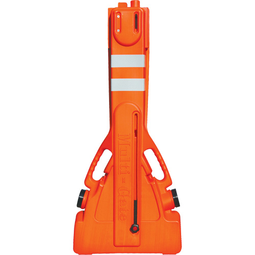 Multi-Gate Barricade, 43" H x 90" L, Orange Nassau Supply