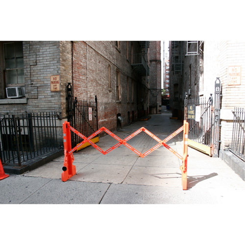 Multi-Gate Barricade, 43" H x 90" L, Orange Nassau Supply