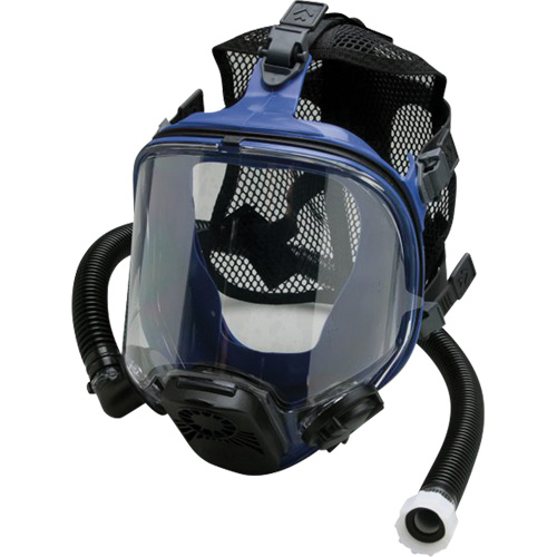 ALLEGRO INDUSTRIES Full-Face Supplied Air Respirator, Silicone, One Size Nassau Supply