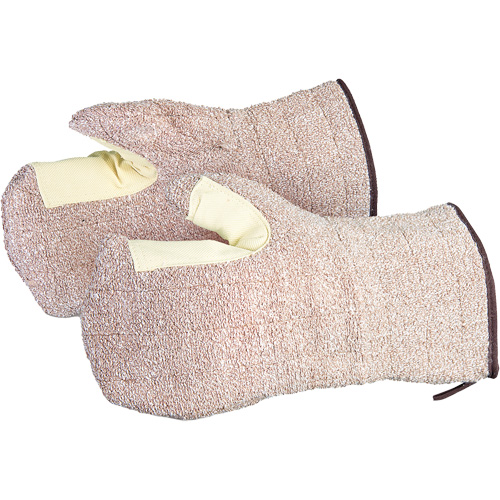 Mitaines de four CoolGrip, Tissu &eacute;ponge, Grand, Prot&egrave;ge jusqu'&agrave; 446° F (230° C) Nassau Supply