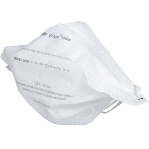 Respirateur et masque chirurgical VFlex contre les particules en sant&eacute;, N95, Certifi&eacute; NIOSH Nassau Supply