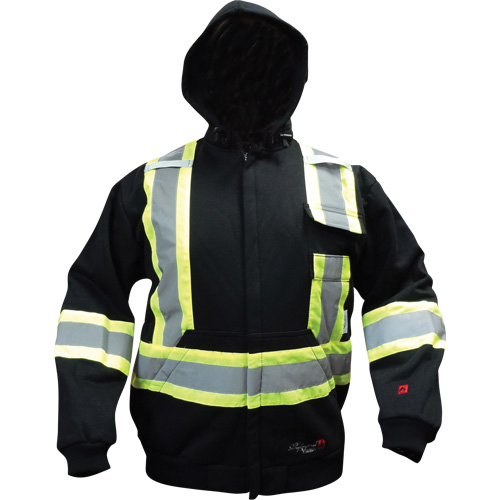 Fire Rated Hoodie, Small, Black Nassau Supply