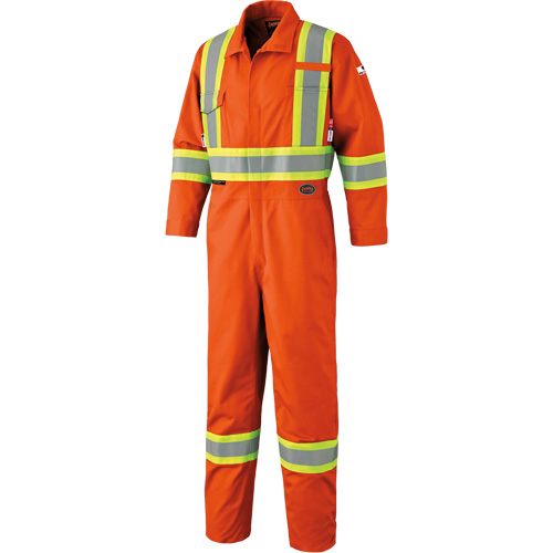 7705 Combinaison haute visibilit&eacute; FR-Tech, Taille 36, Orange Nassau Supply