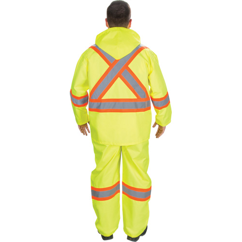 V&ecirc;tements imperm&eacute;ables RZ1000, Polyester, Petit, Jaune lime haute visibilit&eacute; Nassau Supply