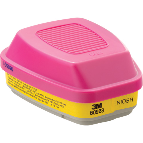 Respirator Cartridge/Filter, Gas/Vapour Cartridge, Organic Vapour/Acid Gas/P100 Nassau Supply