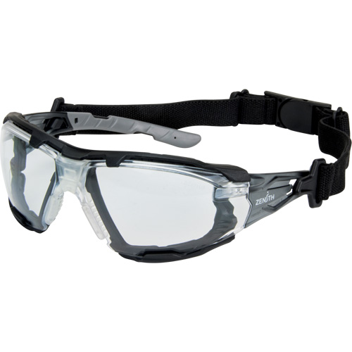 Z2900 Series Safety Glasses with Foam Gasket, Clear Lens, Anti-Scratch, ANSI Z87+/Meets/Exceeds CSA Z94.3 Nassau Supply