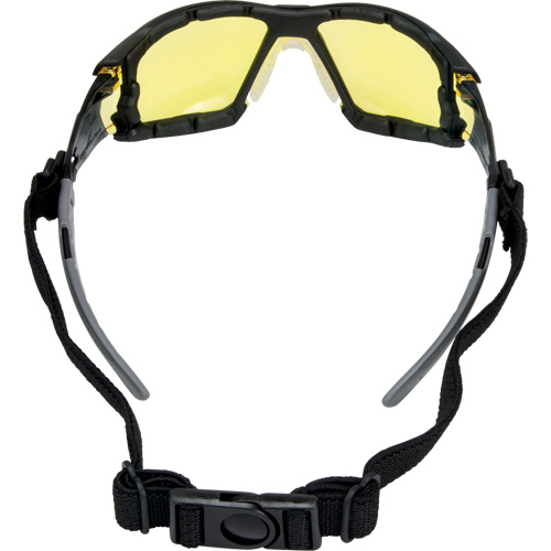 Z2900 Series Safety Glasses with Foam Gasket, Amber Lens, Anti-Scratch, ANSI Z87+/Meets/Exceeds CSA Z94.3 Nassau Supply