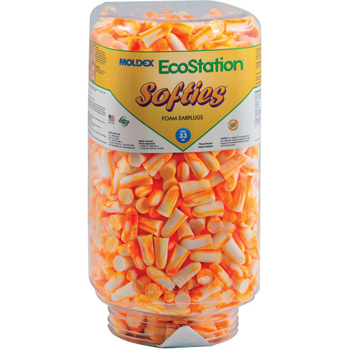 EcoStation Softies&reg; Earplug Refill, Bulk - Canister Nassau Supply