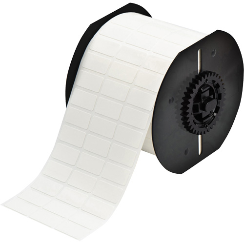&eacute;tiquettes adh&eacute;sives repositionnables de s&eacute;rie B33, Vinyle, 1" lo x 0,5" h, Blanc Nassau Supply
