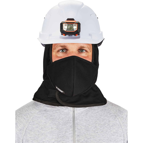 Doublure de casque de s&eacute;curit&eacute; d'hiver N-Ferno avec cache-bouche, Doublure en Molleton, Taille unique, Noir Nassau Supply
