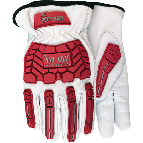 Van Goat Impact & Cut Resistant Gloves, X-Small, Goatskin Palm, Slip-On Cuff Nassau Supply