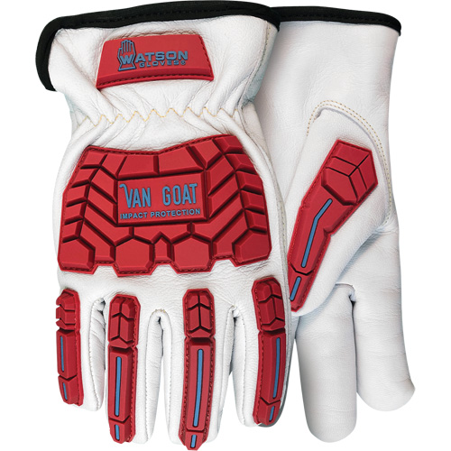 Van Goat Insulated Impact & Cut Resistant Gloves, X-Small, Goatskin Palm, Slip-On Cuff Nassau Supply