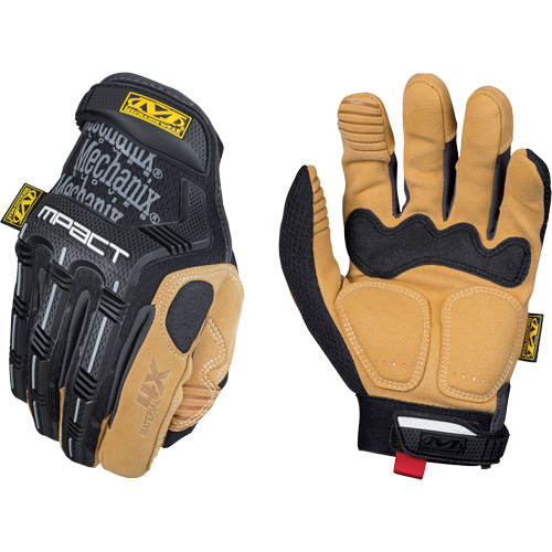 Gants antichocs Material4X M-Pact, 8, Paume en Synth&eacute;tique, Poignet Boucle et crochet Nassau Supply