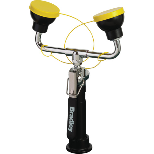 Face/Eyewash Hose Spray with Dual Sprayheads, Counter-Mount Installation Nassau Supply