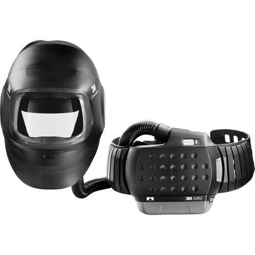 Syst&egrave;me de protection respiratoire &agrave; &eacute;puration d'air propuls&eacute; pour haute altitude Adflo, Masque de soudage, Pile Lithium-ion Nassau Supply