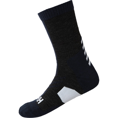 Bas chauds pour randonn&eacute;e p&eacute;destre, Unisexe, 39/40/41, Bleu marin, Poly-coton Nassau Supply