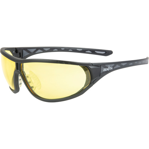 Lunettes de s&eacute;curit&eacute; de s&eacute;rie Z3000, Lentille Ambr&eacute;e, Anti-&eacute;gratignures, ANSI Z87+/R&eacute;pond ou surpasse la norme CSA Z94.3 Nassau Supply