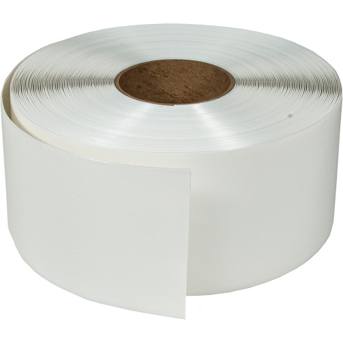 Ruban de marquage tr&egrave;s r&eacute;sistant pour plancher ArmorStripe, 4" x 100', PVC, Blanc Nassau Supply