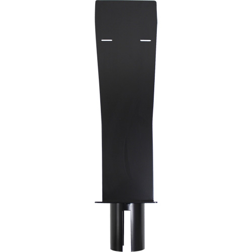 Porte-distributeur pour poteaux de barri&egrave;re pour le contr&ocirc;le des foules, Noir Nassau Supply
