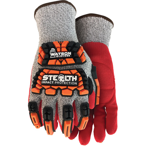 Gants r&eacute;sistants aux coupures 360TPR Stealth Destroyer, Taille Petit, Calibre 13, Rev&ecirc;tement Nitrile, Enveloppe en Nylon/Acier inoxydable/PEHP, ASTM ANSI niveau A7/EN 388 niveau F Nassau Supply
