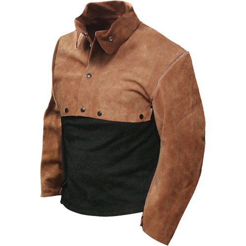 Standard Grade Leather Cape Sleeve, 2X-Large, Brown Nassau Supply