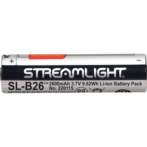 SL-B26&reg; Rechargeable USB Battery Pack, 18650, 3.7 V Nassau Supply