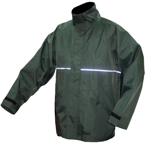 Journeyman Waterproof Jacket, Nylon, Medium, Green Nassau Supply