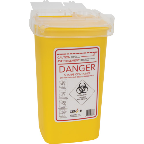 Sharps Container, 1 L Capacity Nassau Supply