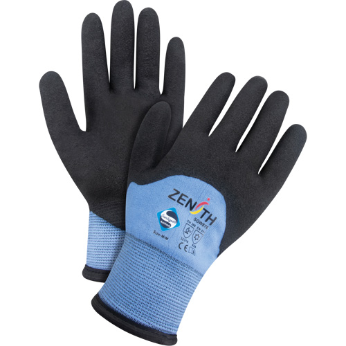 Gants enduits ZX-30° de premi&egrave;re qualit&eacute;, T-Grand, R&ecirc;vetement Mousse de PVC, Calibre 15, Enveloppe en Nylon Nassau Supply