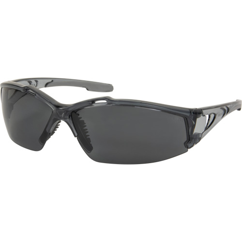 Lunettes de s&eacute;curit&eacute; de s&eacute;rie Z3400, Lentille Grise/fum&eacute;e, Anti-&eacute;gratignures/Polaris&eacute;, ANSI Z87+/R&eacute;pond ou surpasse la norme CSA Z94.3 Nassau Supply
