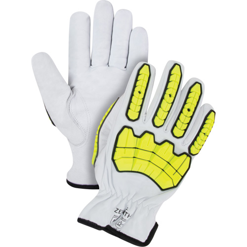 Gants r&eacute;sistants aux coupures et aux chocs, Moyen, Paume en Ch&egrave;vre, Poignet Conducteur Nassau Supply