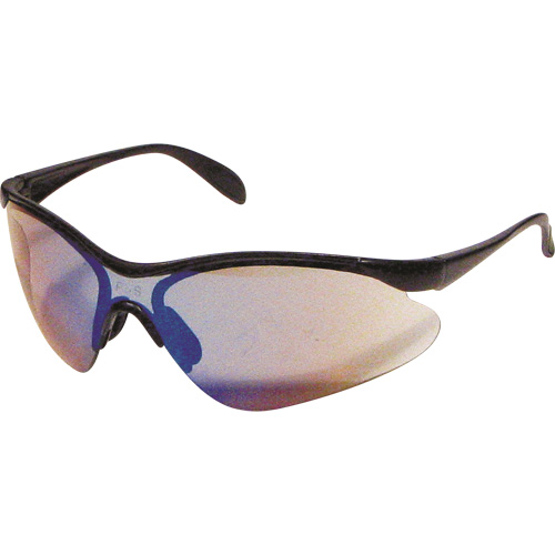 Lunettes de s&eacute;curit&eacute; Miranda, Lentille Miroir bleu, Anti-&eacute;gratignures, R&eacute;pond ou surpasse la norme CSA Z94.3 Nassau Supply