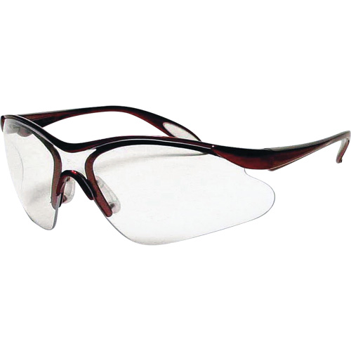 Lunettes de s&eacute;curit&eacute; Miranda, Lentille Transparent, Anti-&eacute;gratignures, R&eacute;pond ou surpasse la norme CSA Z94.3 Nassau Supply