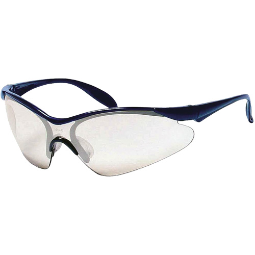 Lunettes de s&eacute;curit&eacute; Miranda, Lentille Miroir bleu, Anti-&eacute;gratignures, R&eacute;pond ou surpasse la norme CSA Z94.3 Nassau Supply